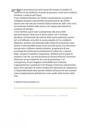 Scienze della vita, Italia in vetrina alla HealthCare JP Morgan_3.jpg