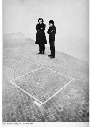 Gino De Dominicis, Cubo invisibile, 1969.jpg