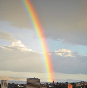 Hobart Rainbow on the Derwent.JPG